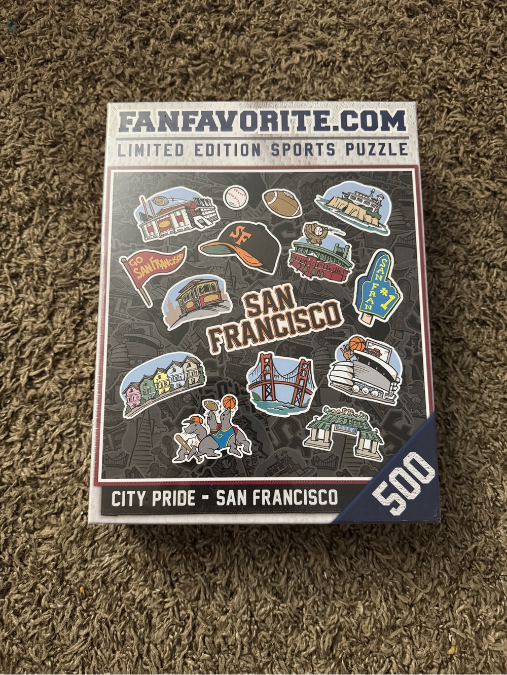 FANFAVORITE.COM Limited Edition "San Francisco" 500-Piece Puzzle - City Pride